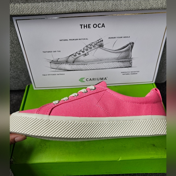 NIB cariuma pink lemonade oca canvas sneaker - Picture 5 of 6